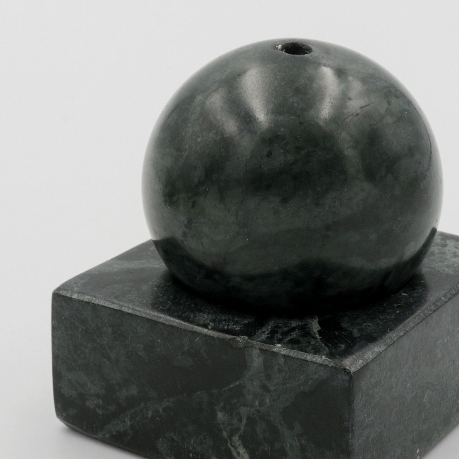 STONE INCENSE HOLDER Marble Green
