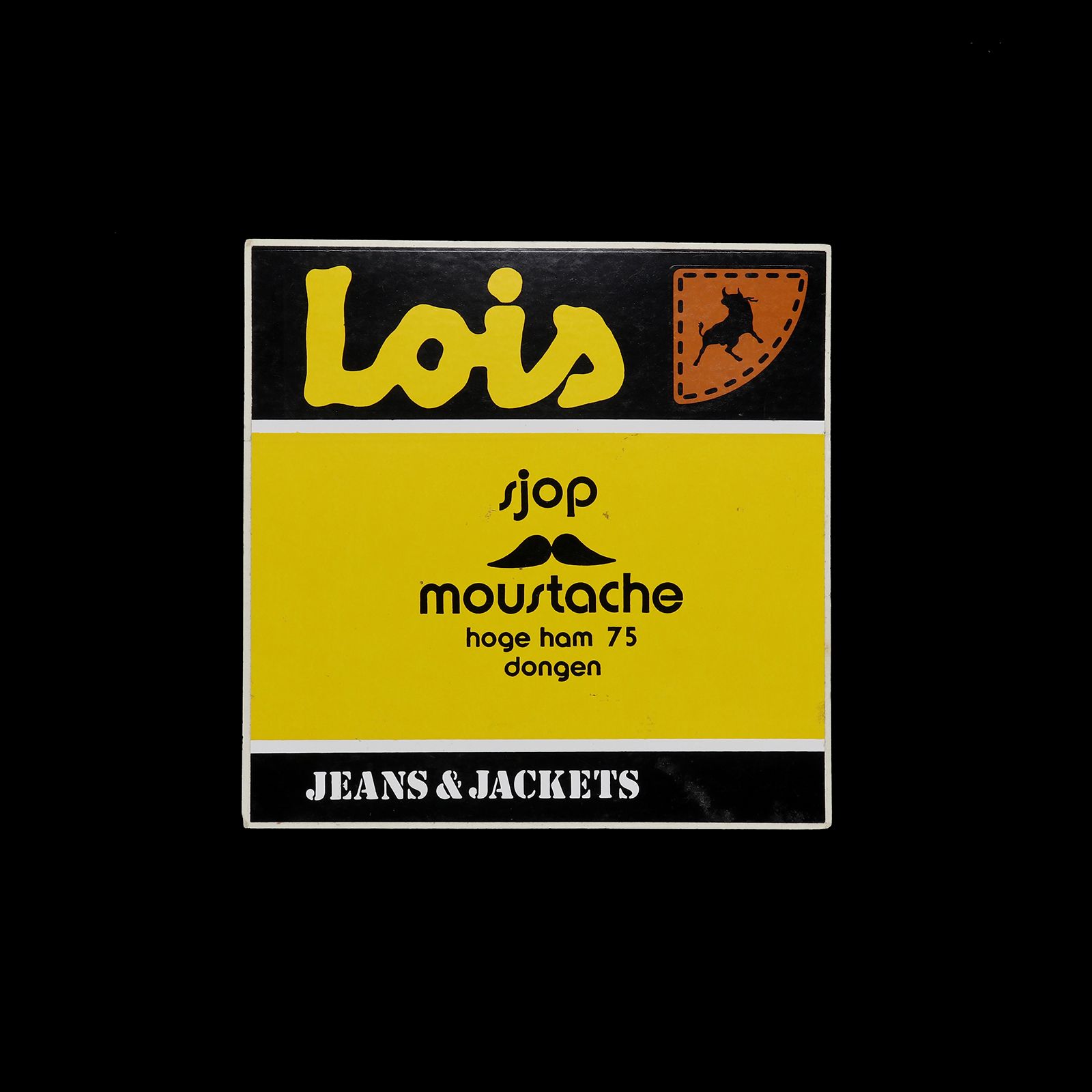 「LOIS Jeans & Jackets」ヴィンテージステッカー ヨーロッパ