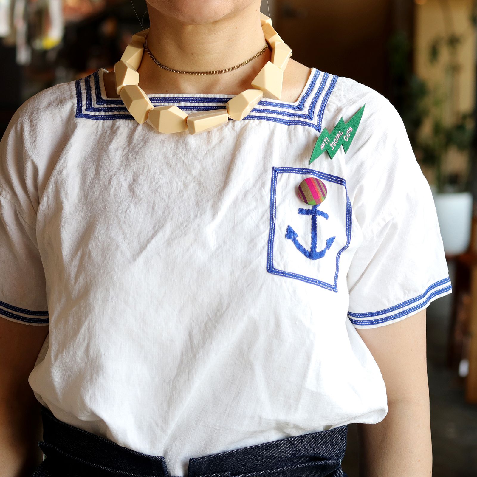 「カットロックショート」ネックレス