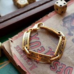 「アイロニーメッセージ」ブレスレット ヨーロッパ MOSCHINO