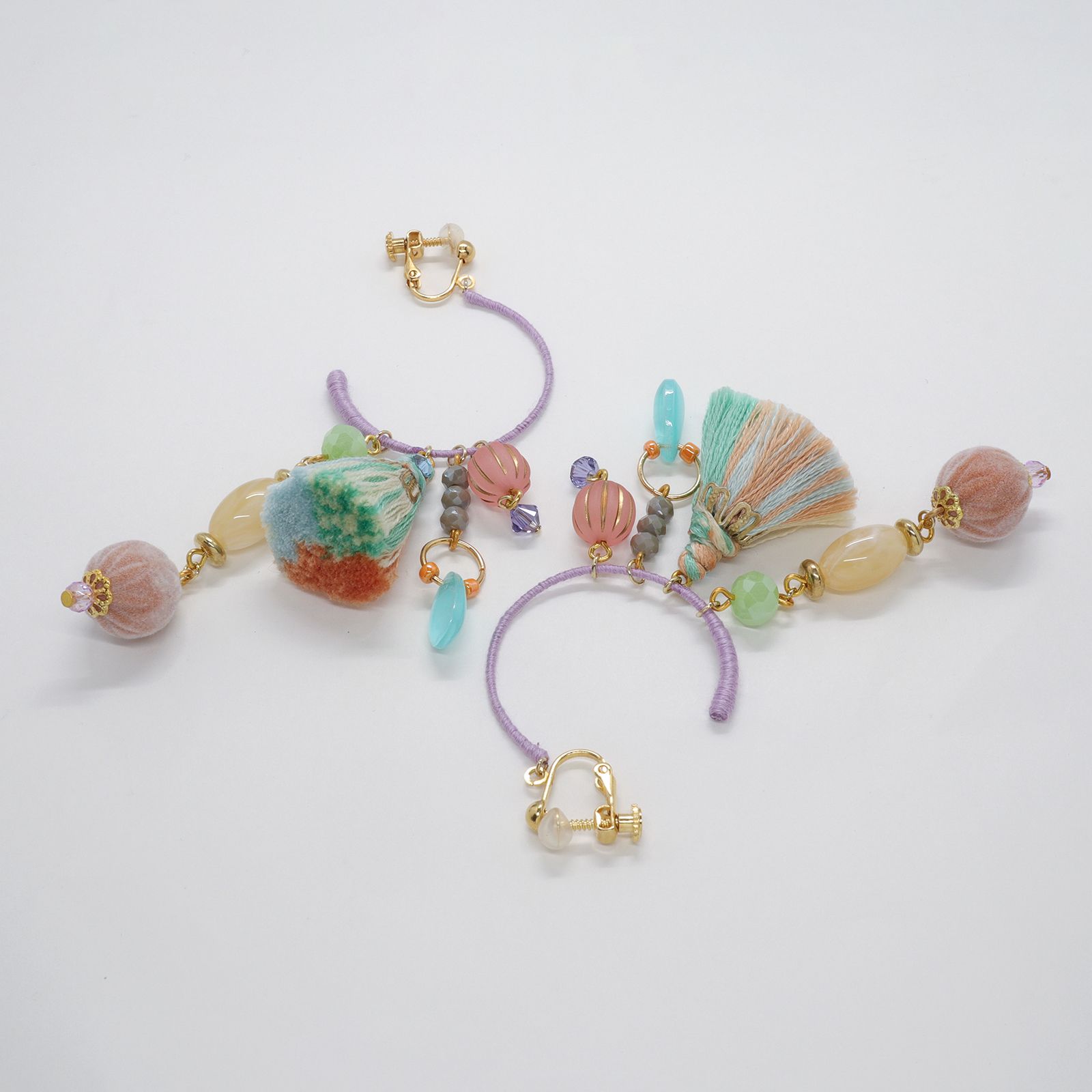 「Le conte de Pamellah フープL」イヤリング