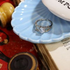 「MOMウェーブハート」デッドストックリング イギリス