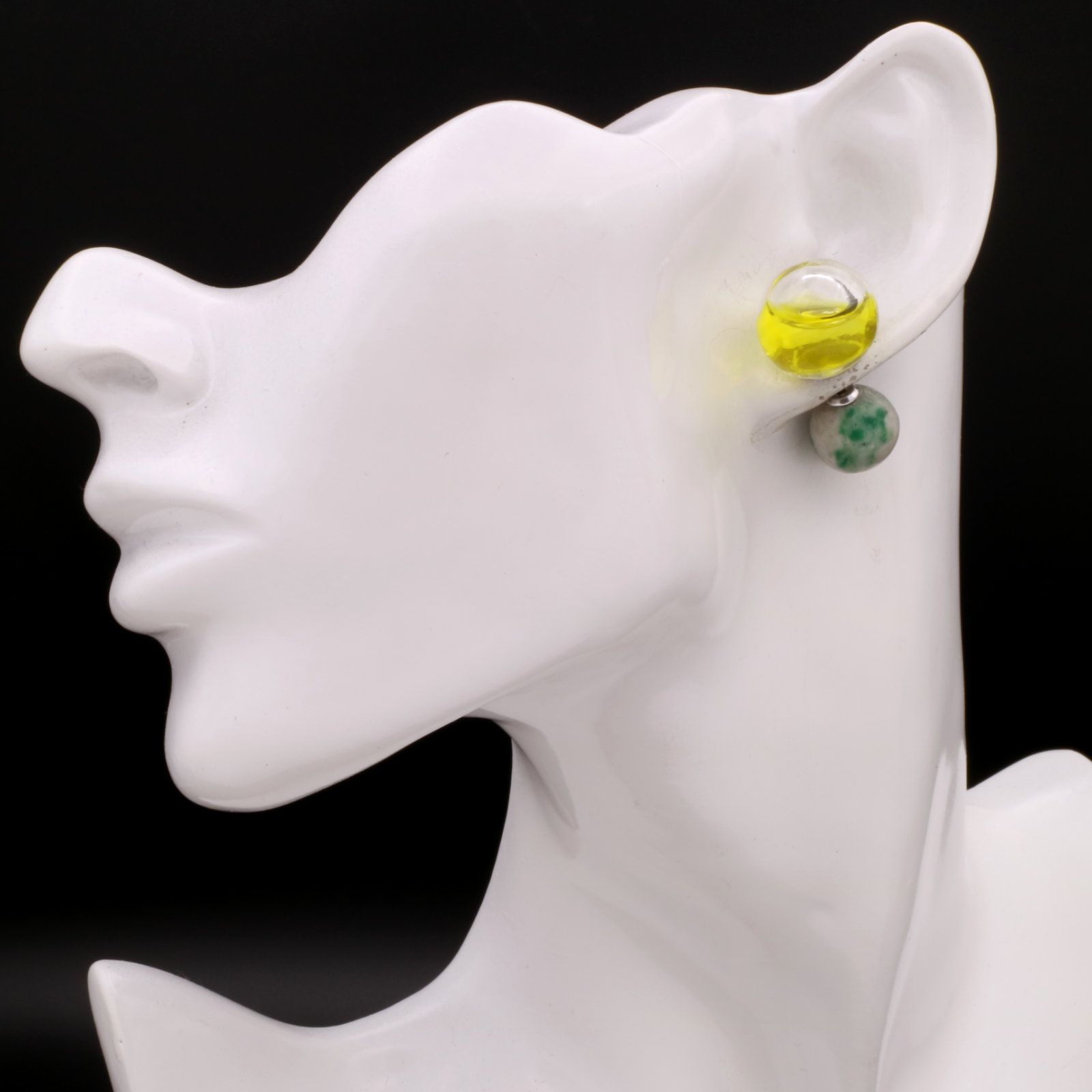 「Fantastic Planet MINI」ピアス イエロー