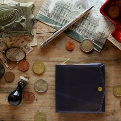 「小さく薄い財布SAKU ver.3 Plus Rugato」blue