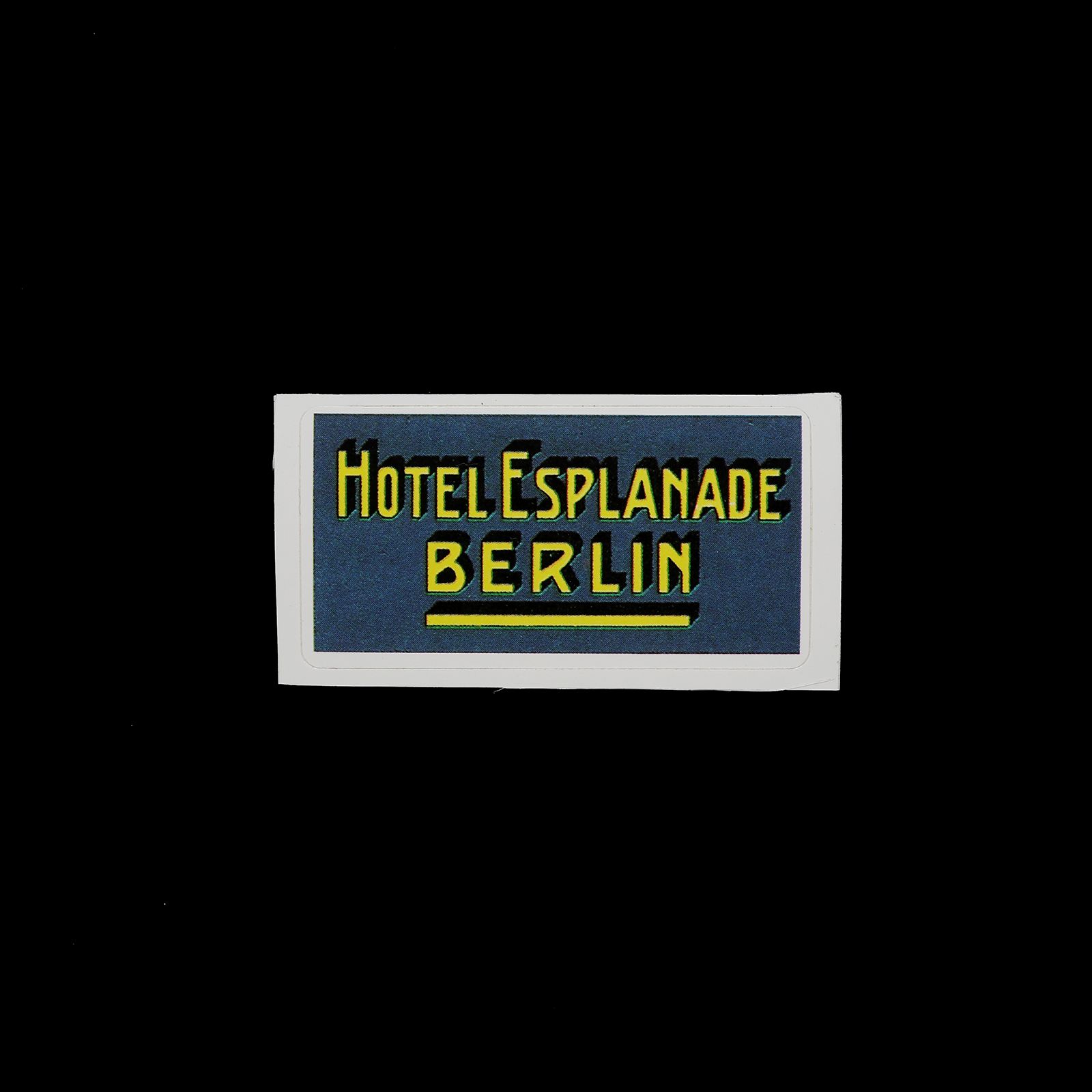 「HOTEL ESPLANADE BERLIN」ヴィンテージステッカー ヨーロッパ