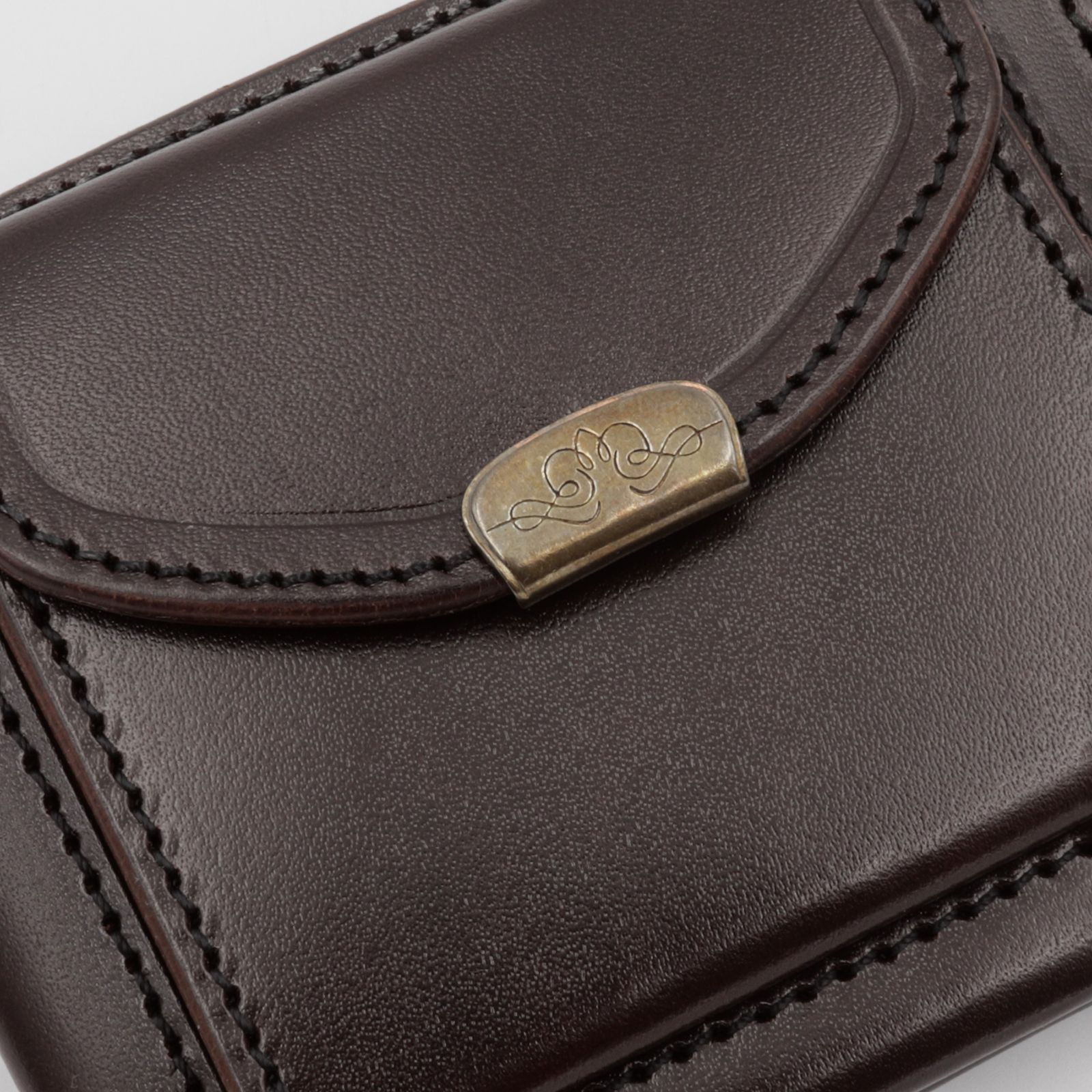 【Dual】スリムウォレット サドルプルアップ チョコ