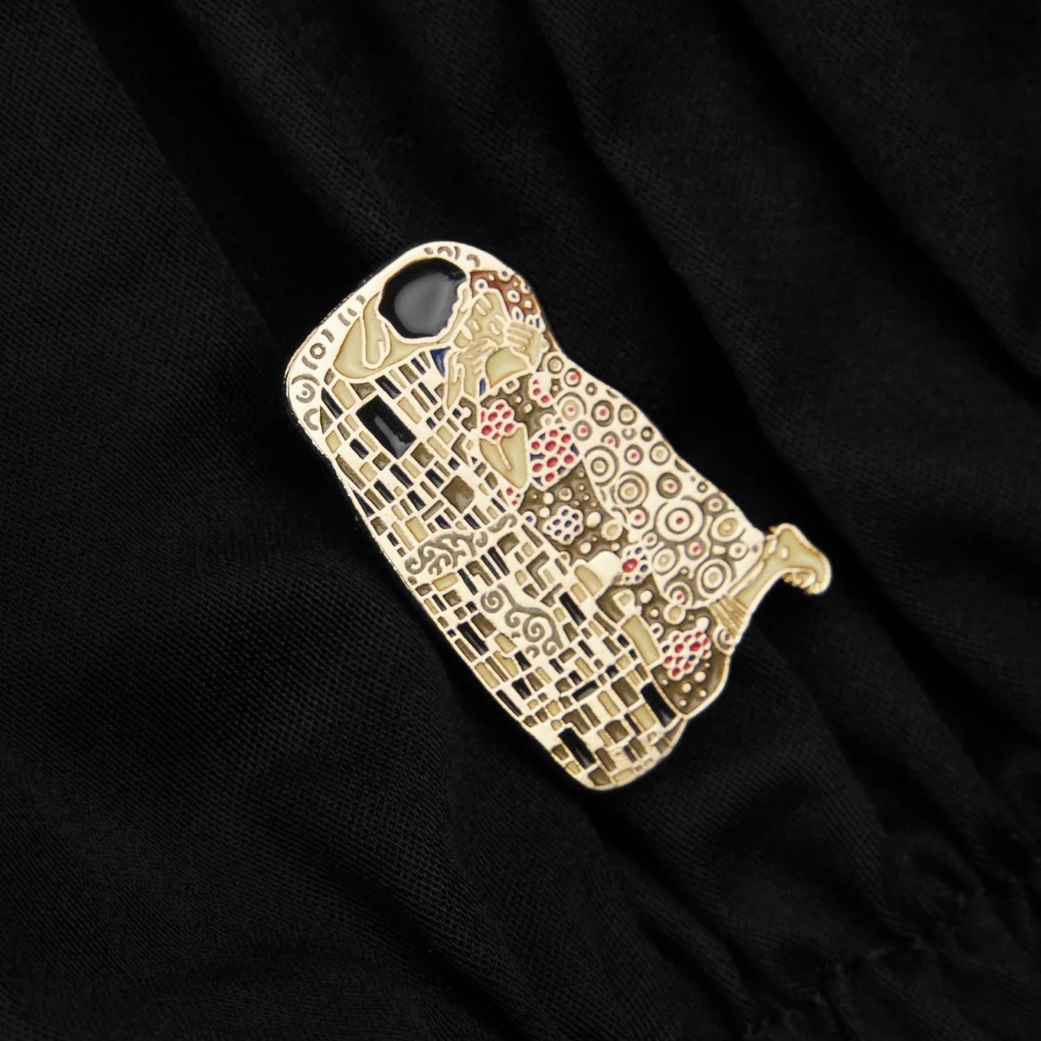 「The Kiss Gustav Klimt」ピンズ 接吻/クリムト