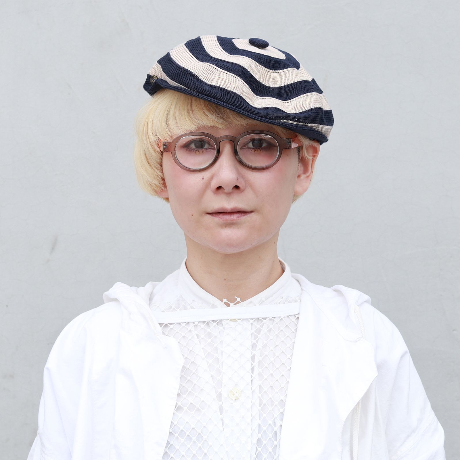 「CENITZ Corde/Blue」コットンバスクベレー