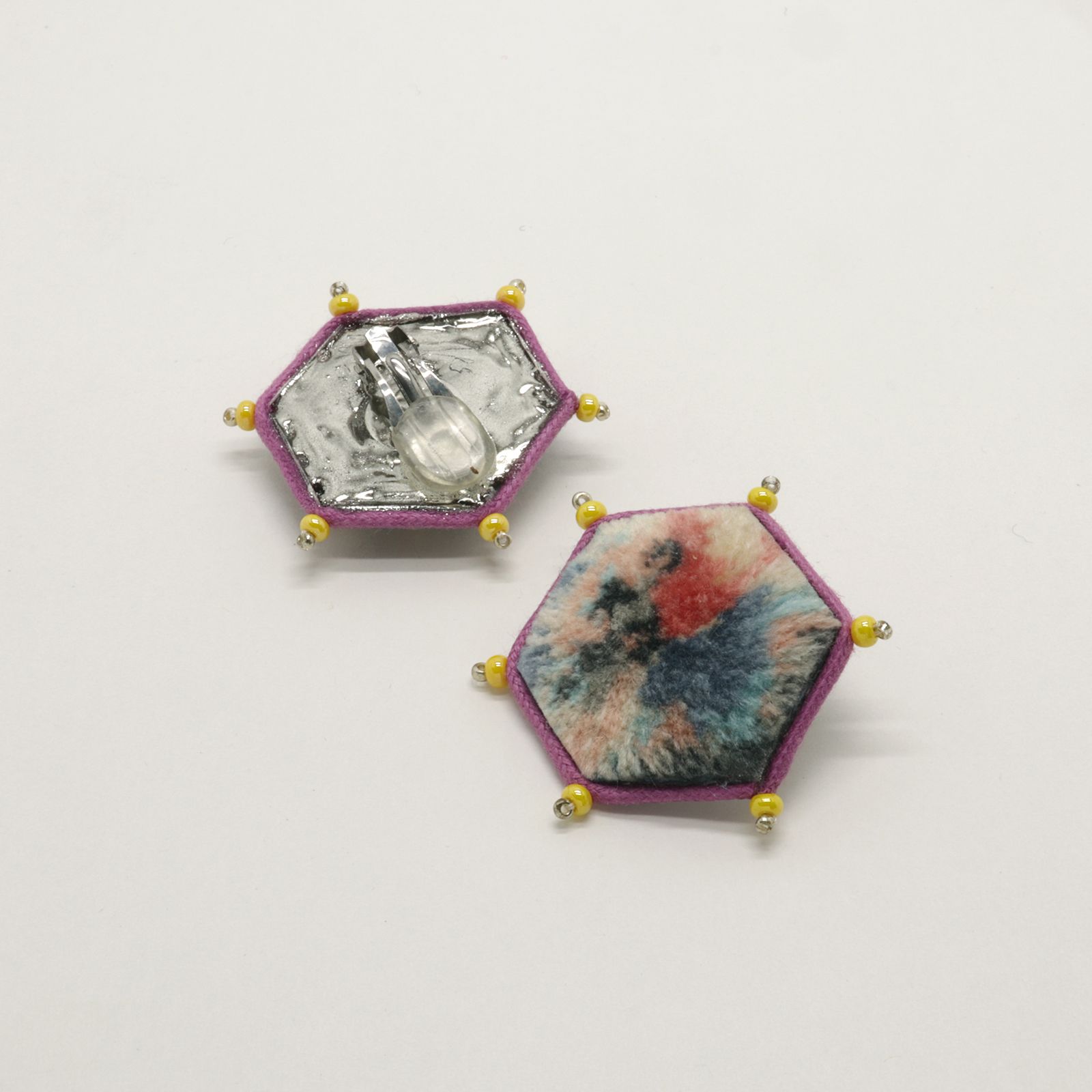 「TRIBO Hexagon」イヤリング【La cosmologie de sachikoism】