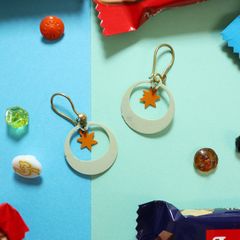 「60s ドロップスター」 オレンジ ピアス イギリス