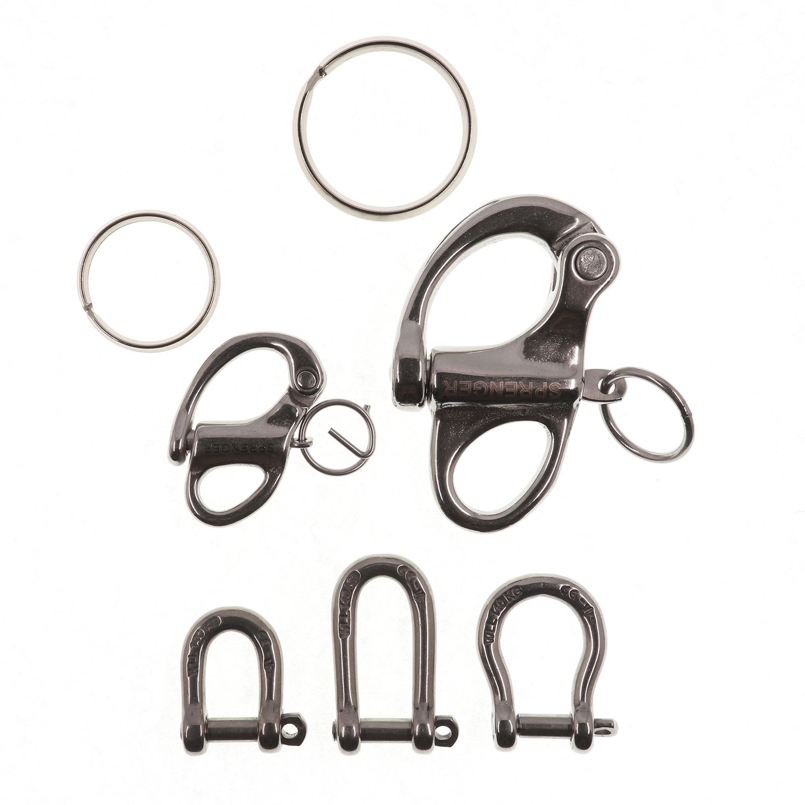 「SNAP SHACKLE S」スナップシャックル キーリング SPRENGER