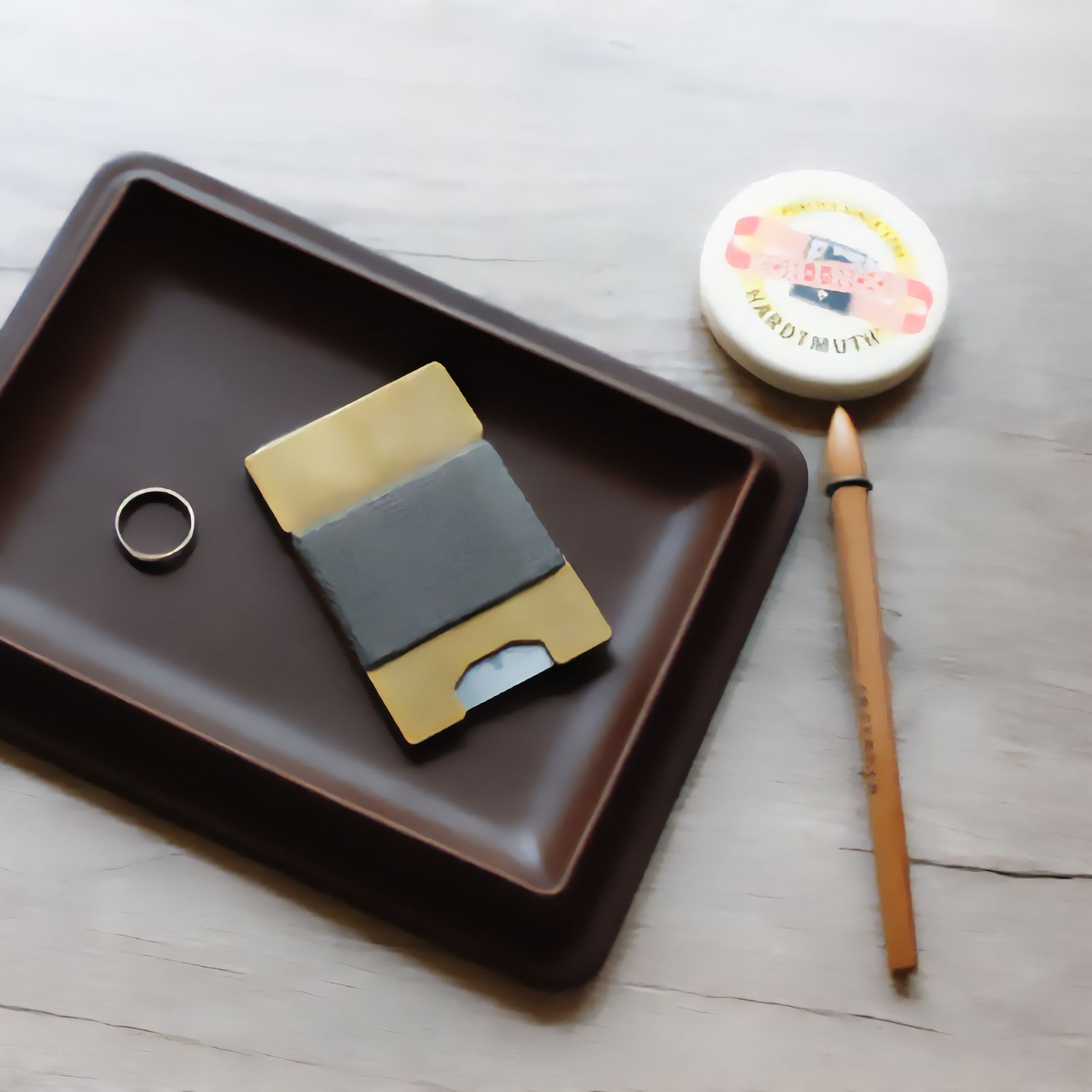 「METAL PLATE CARD HOLDER」カードケース シルバー