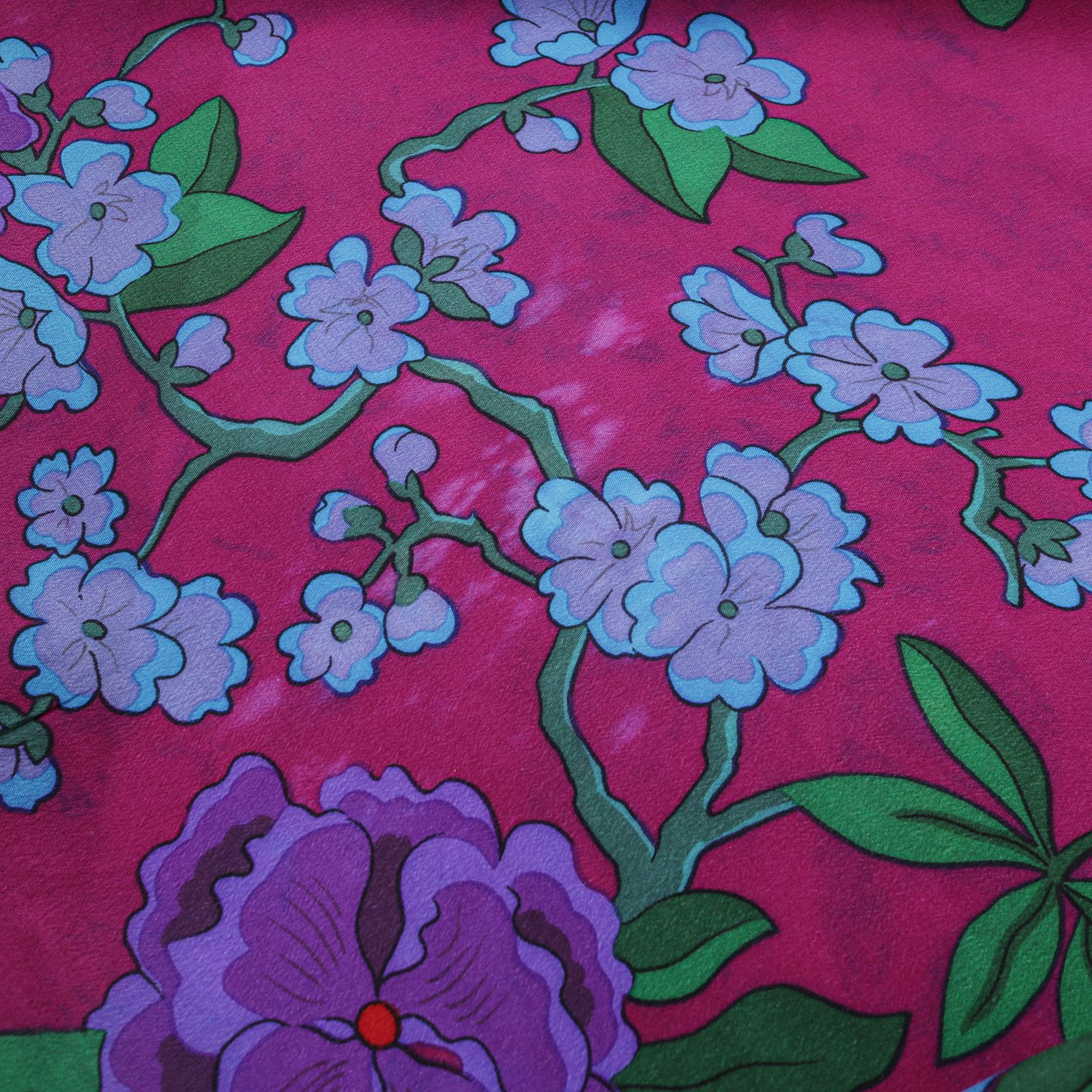 「フローラルガーデン」ヴィンテージスカーフ ヨーロッパ