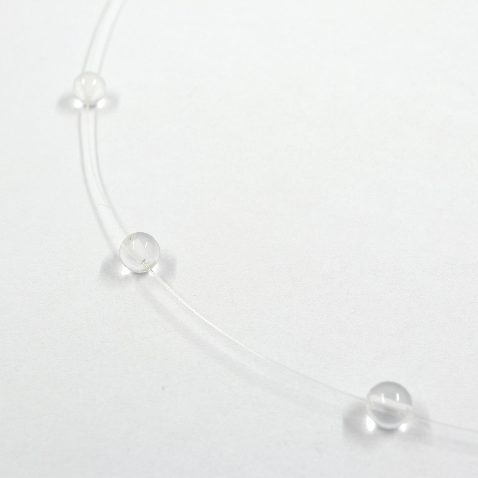 「point nacklace clear」ネックレス