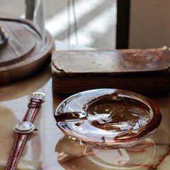 「GLASS ASHTRAY」アンバー