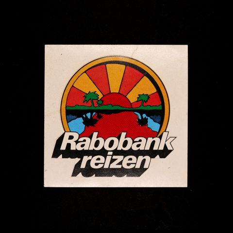 Rabobank reizen ヴィンテージステッカー オランダ