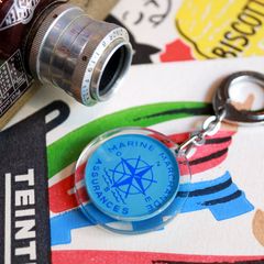 MARINE MARCHANDE ASSURANCES 海上保険 ブルボンキーホルダー