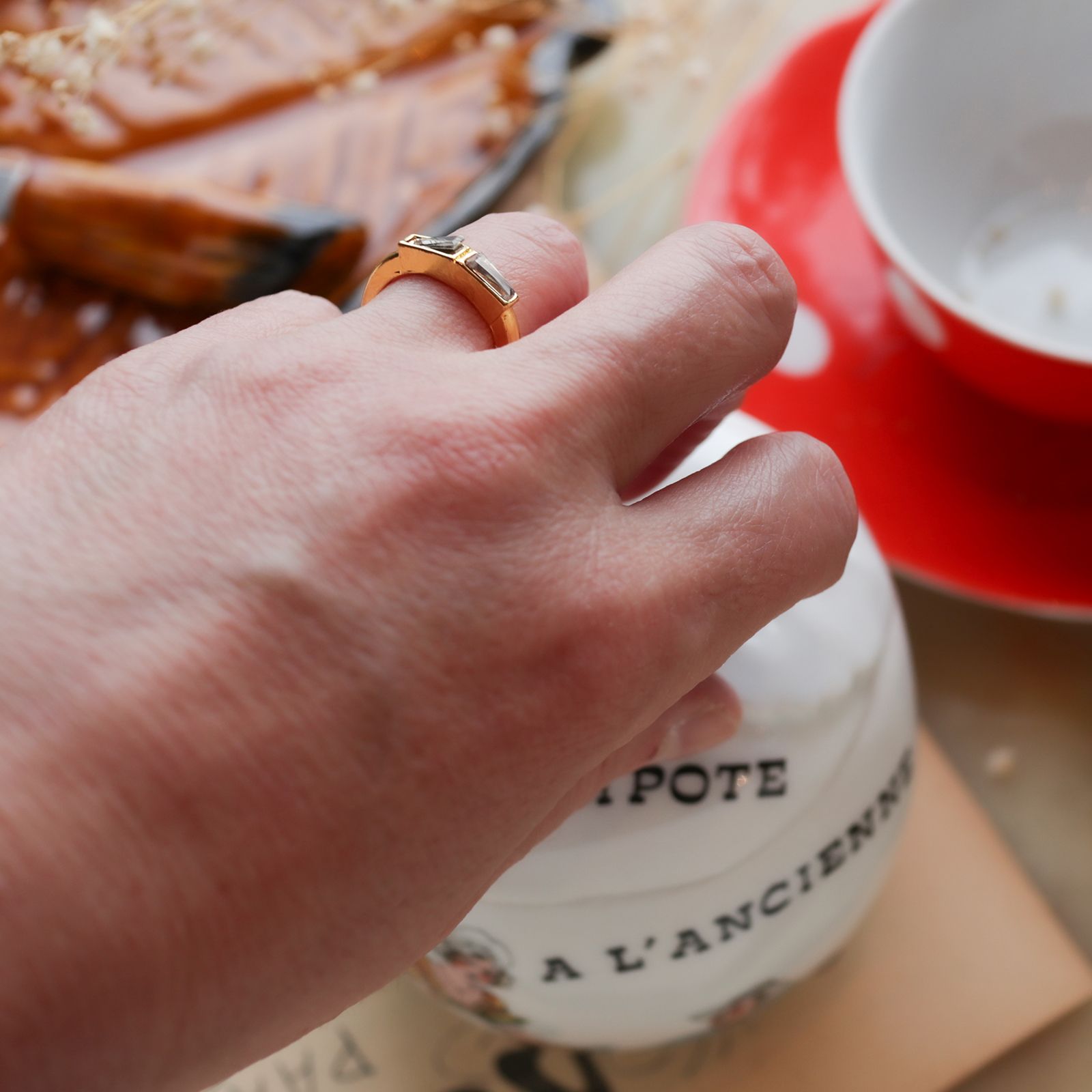 「クリスタルバー」デッドストックリング イギリス