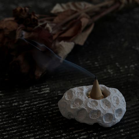 「coral incense holder」disc インセンスホルダー