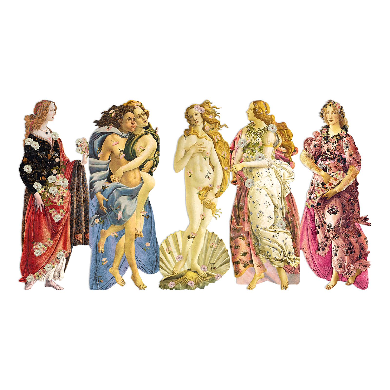 「5 BOOKMARKS "Botticelli"」ブックマーク MON PETIT ART フランス