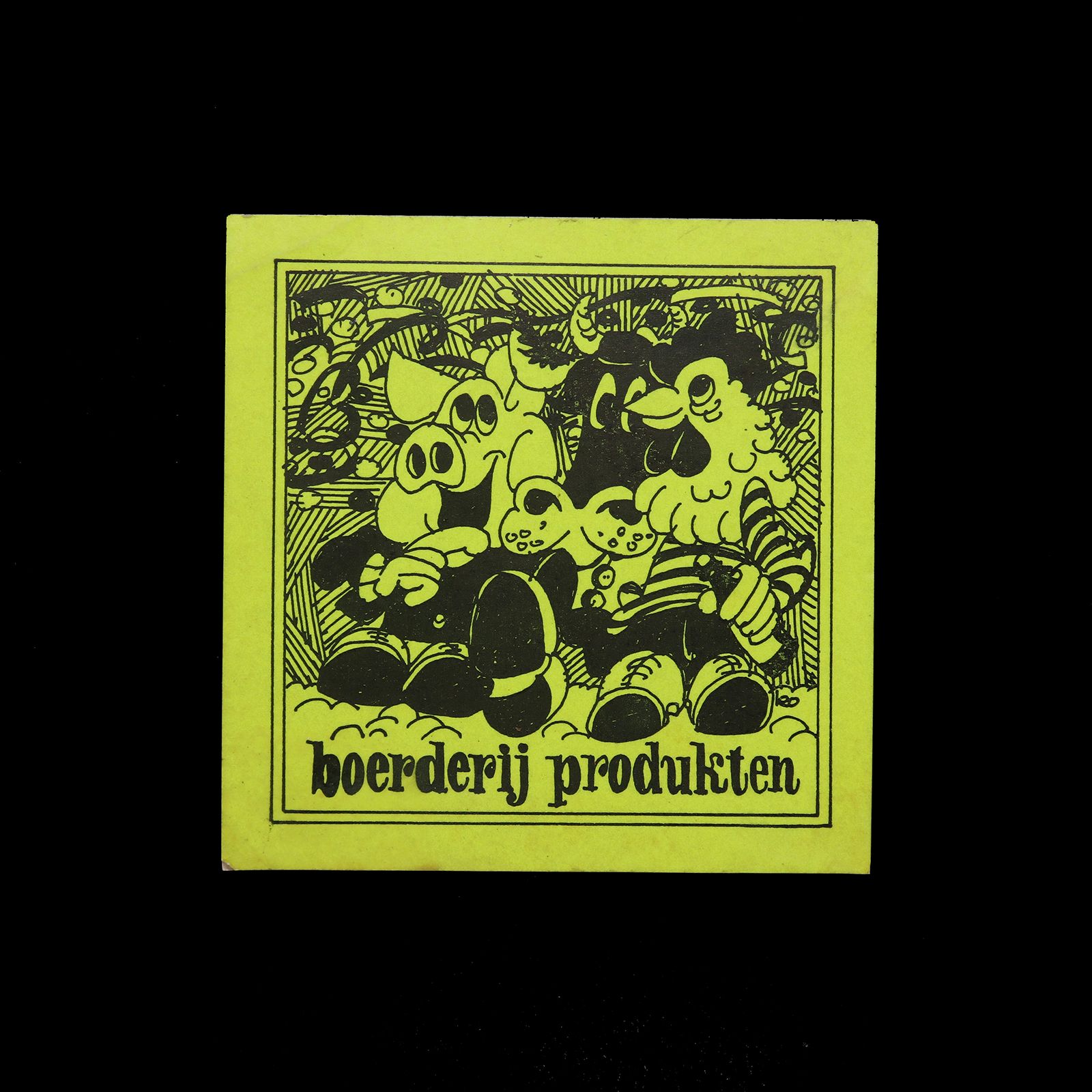 「boerderij produkten」ヴィンテージステッカー ヨーロッパ