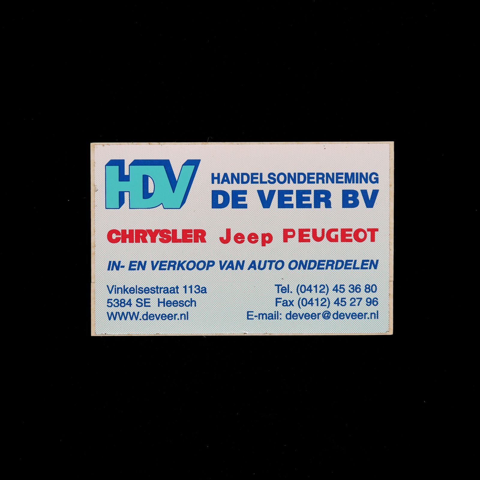 HDV ヴィンテージステッカー オランダ