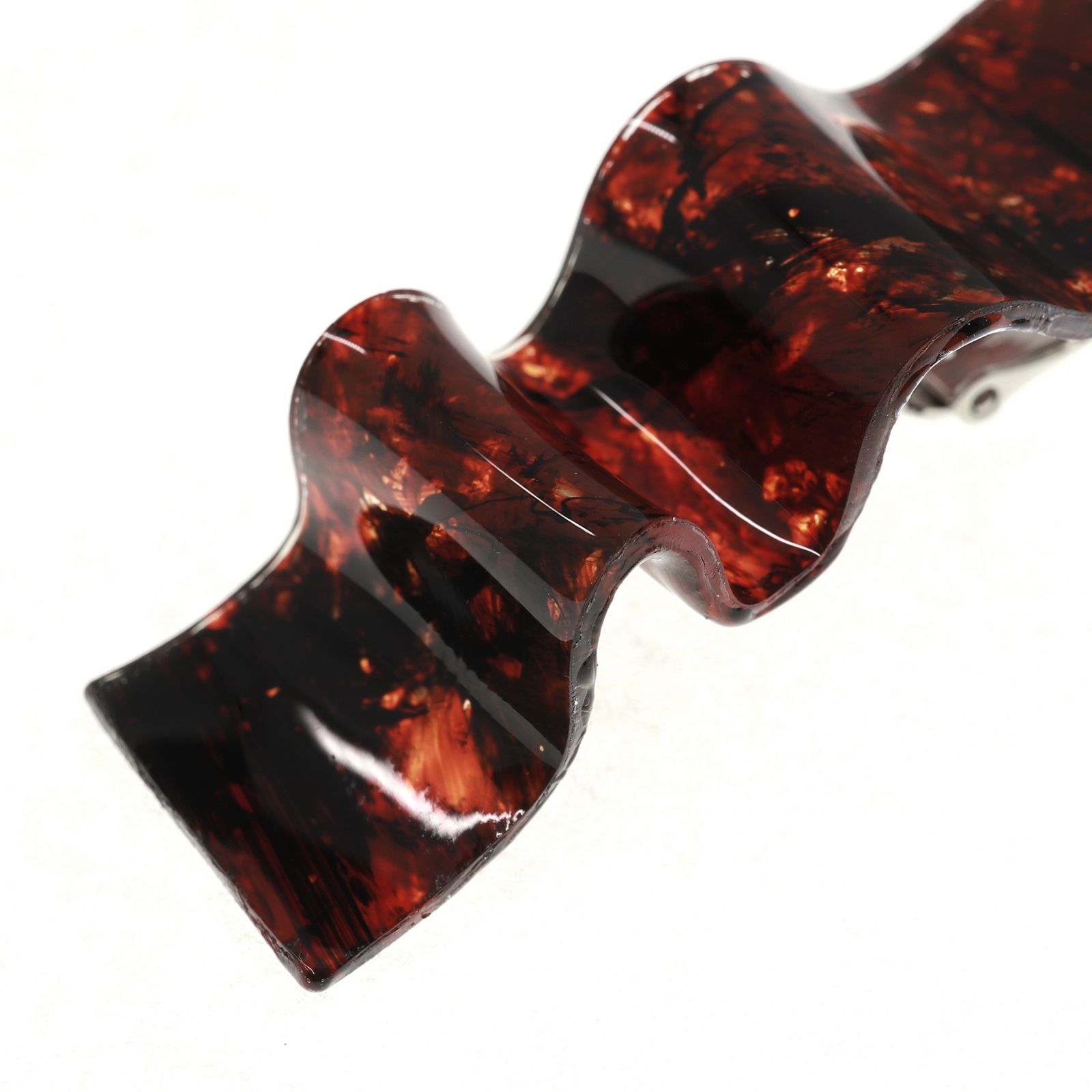 「Tortoiseshell Uneri」イヤリング
