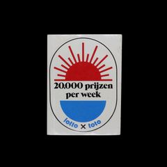 「lotto × toto」ヴィンテージステッカー ヨーロッパ