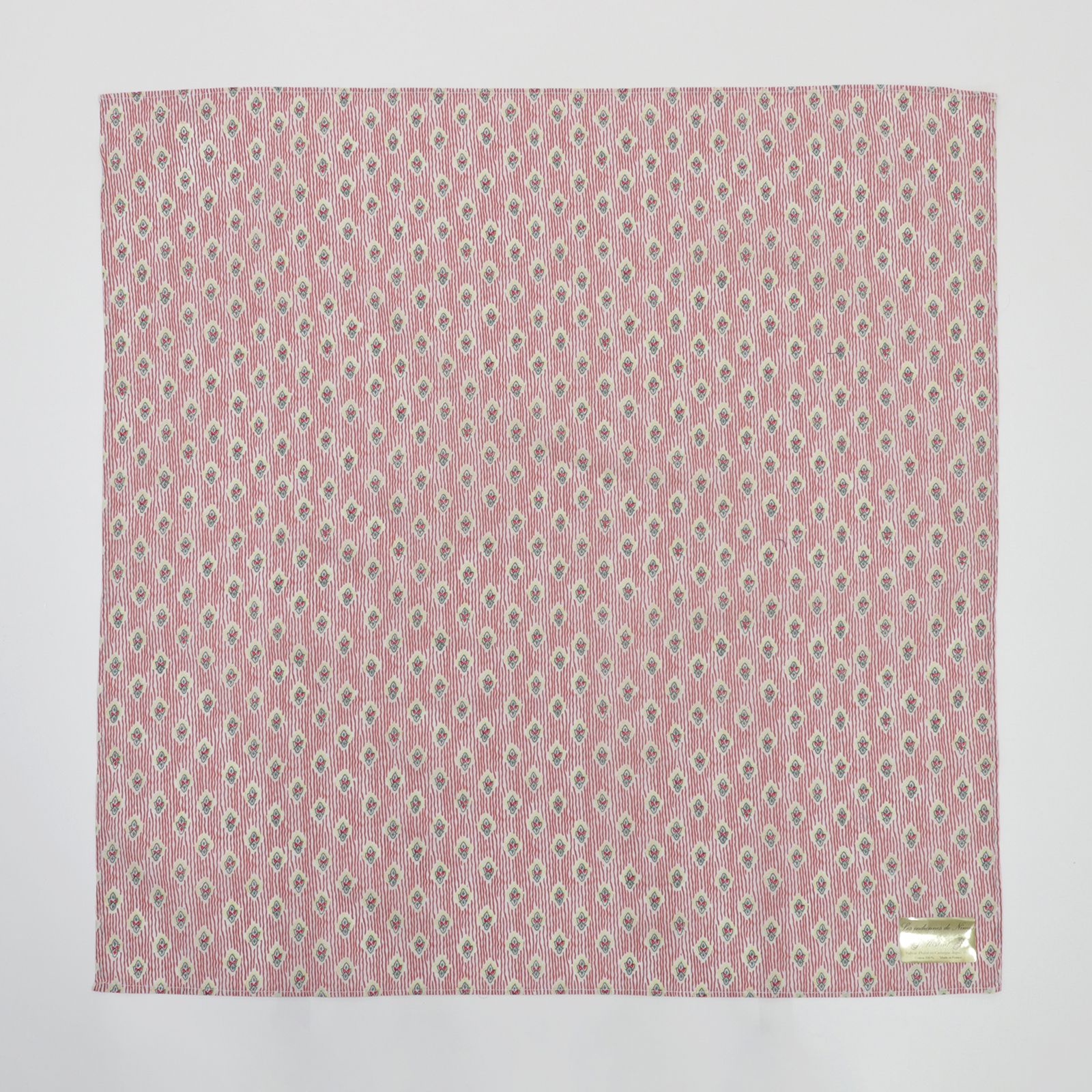 「CALISSON RAYE」TERRACOTTA バンダナ フランス