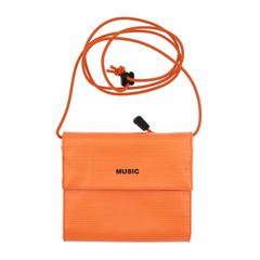 「MUSI Wallet」ショルダーウォレットL オレンジ