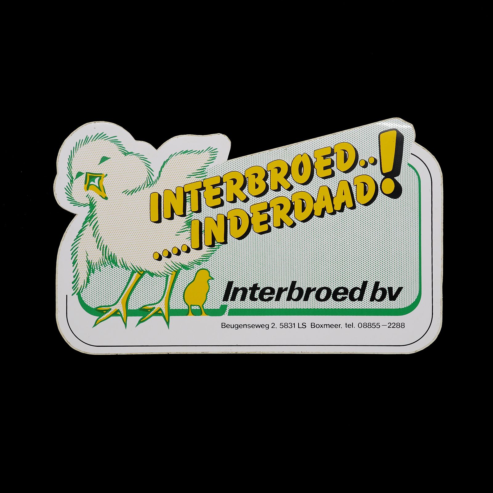 「Interbroed bv」ヴィンテージステッカー ヨーロッパ