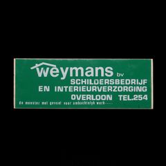 「weymans」ヴィンテージステッカー ヨーロッパ