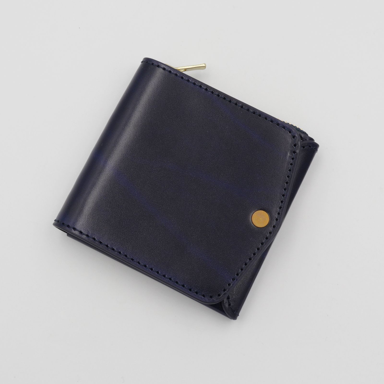 「小さく薄い財布SAKU ver.3 Plus Rugato」blue