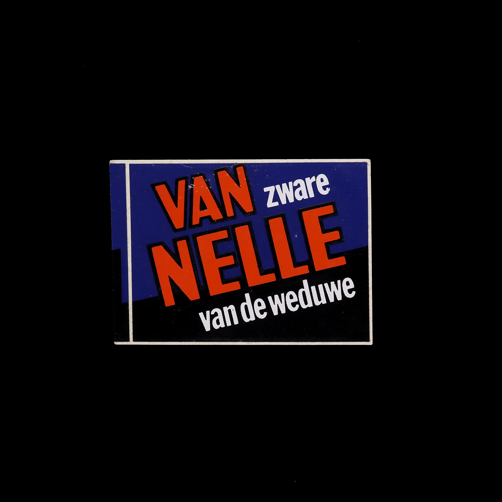 「VAN NELLE」ヴィンテージステッカー ヨーロッパ