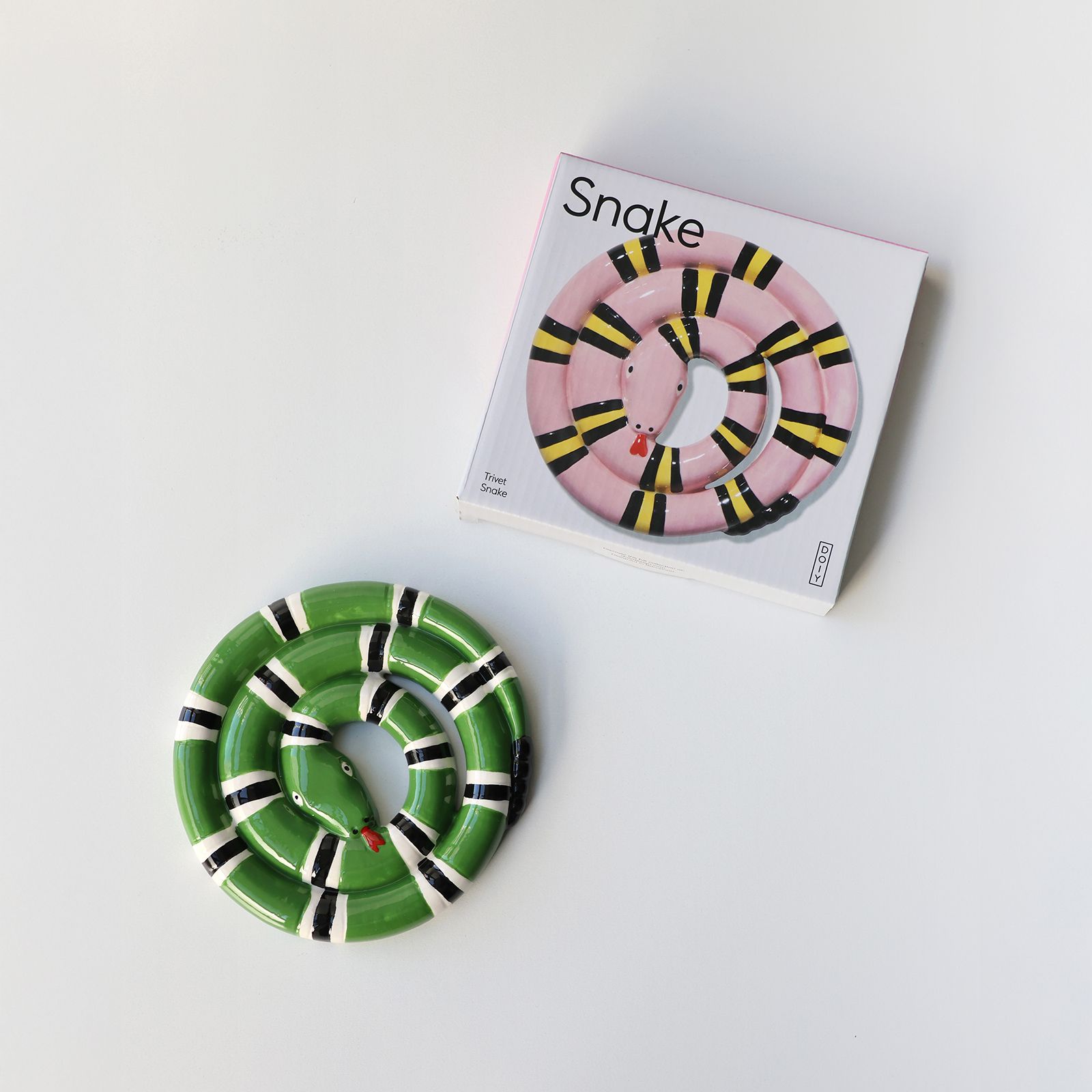 Snake Trivet ピンク