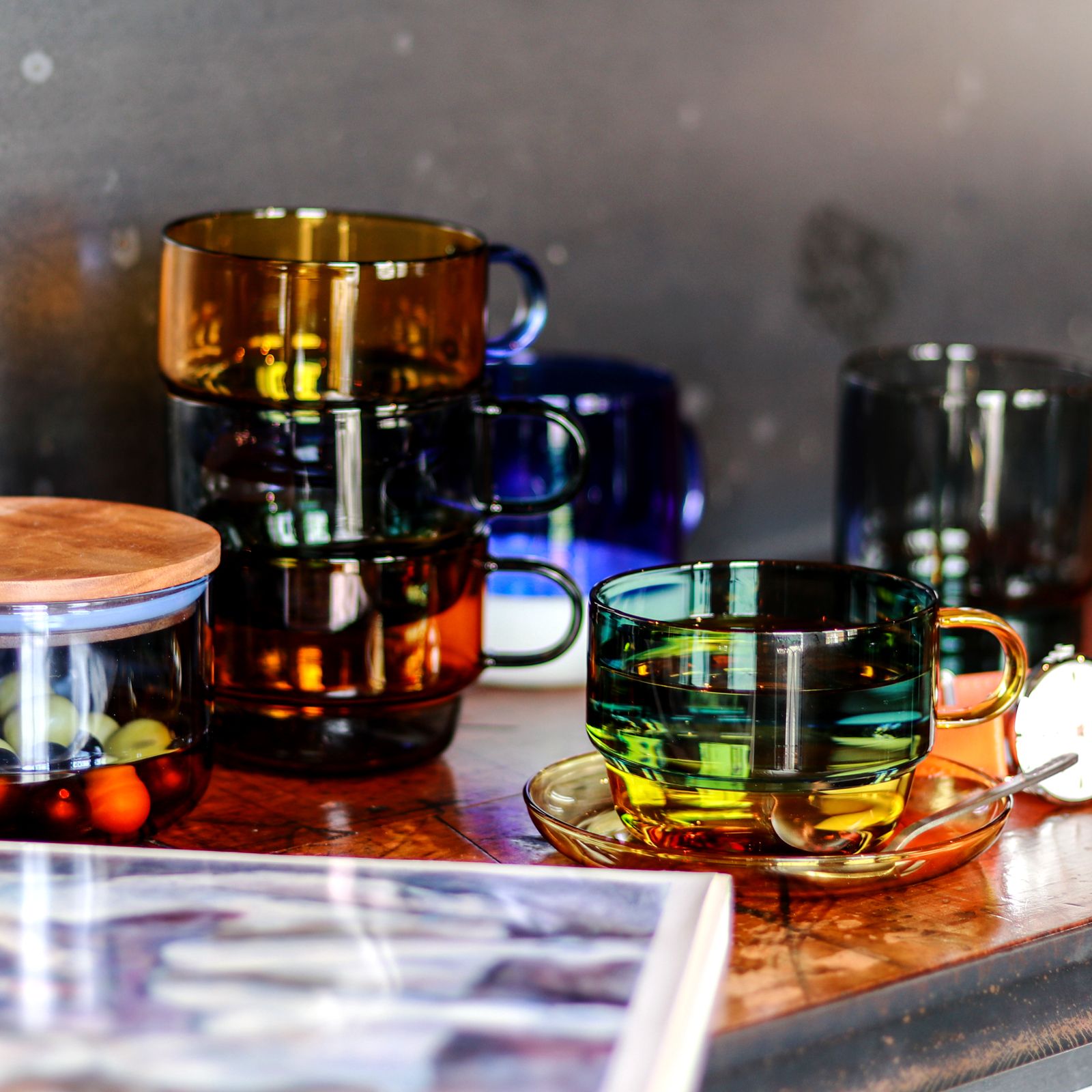 「TWO TONE STACKING MUG」