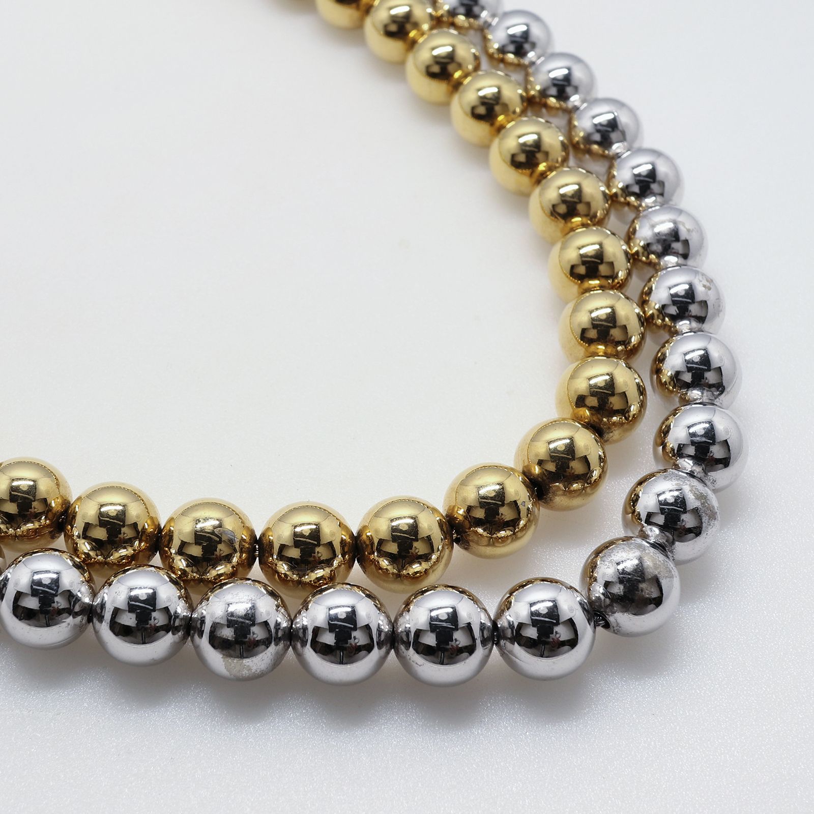 「メタルデュオ」ネックレス ヨーロッパ MONET