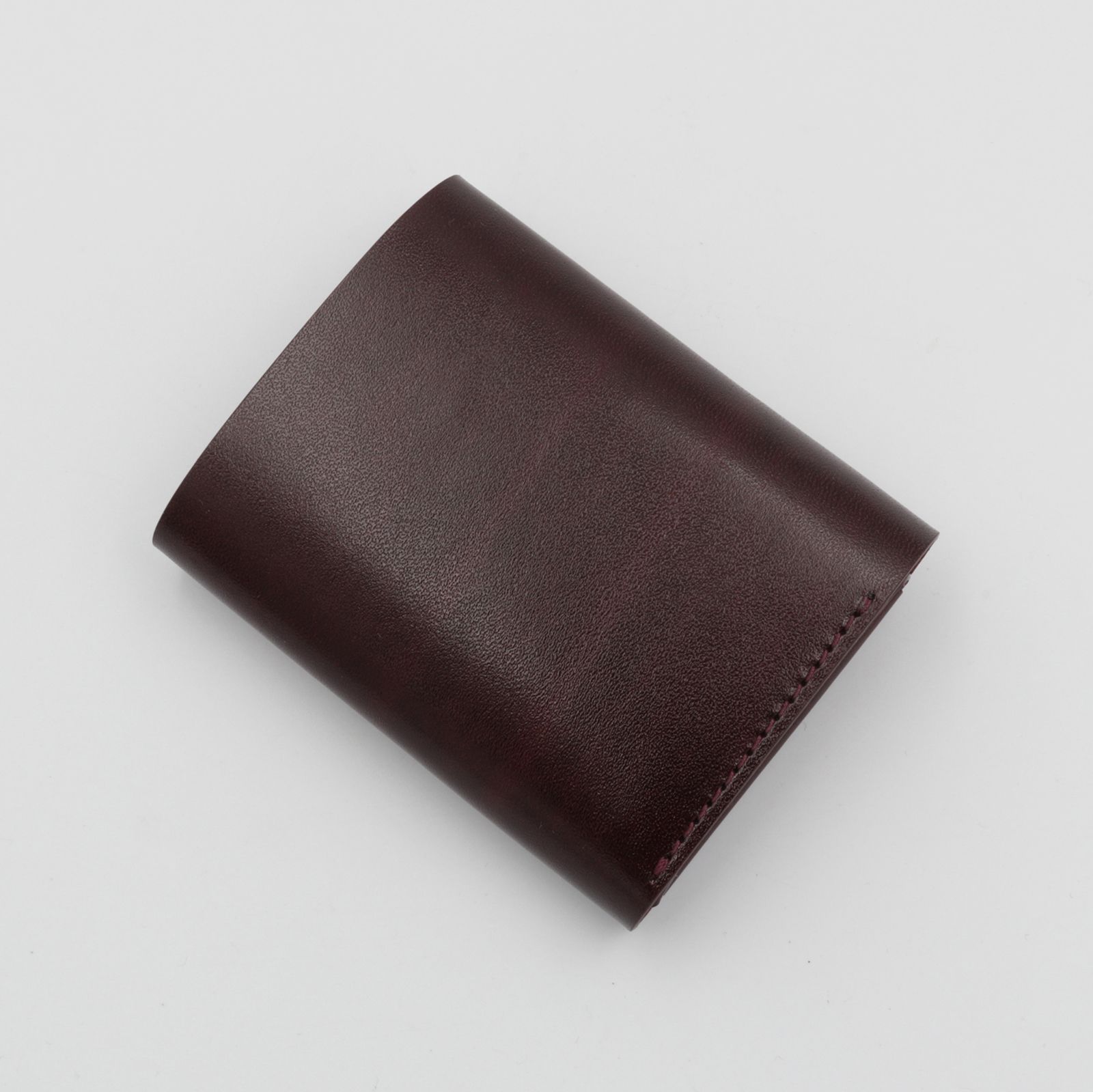 「三つ折りミニ財布PALUMO Rugato」wine