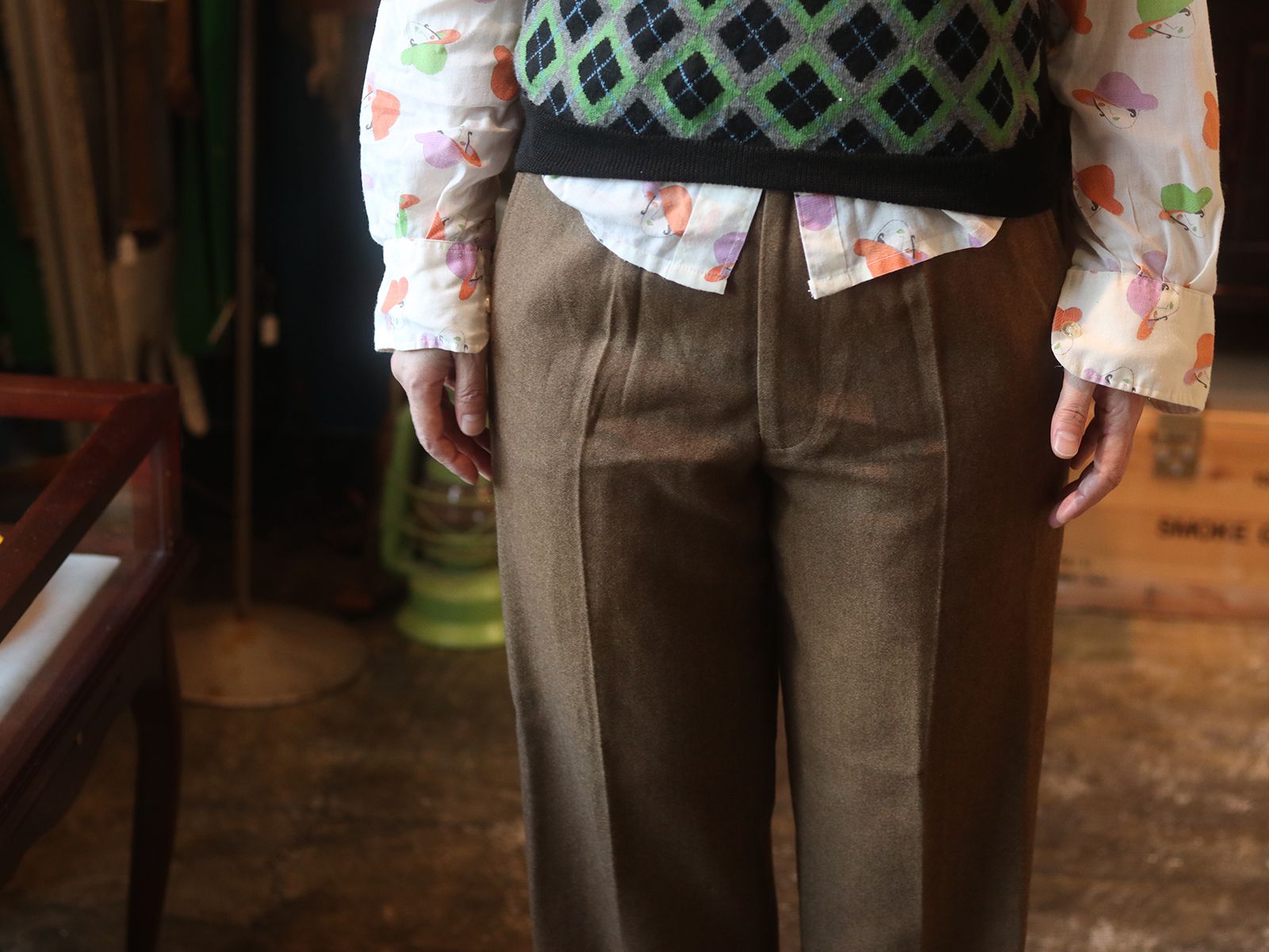「BRITISH ARMY ALL RANKS No.2 DRESS WOOL TROUSERS」ユーズド イギリス 1990-2000s