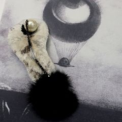 「Eye=Ballon 眼=気球」バレッタ