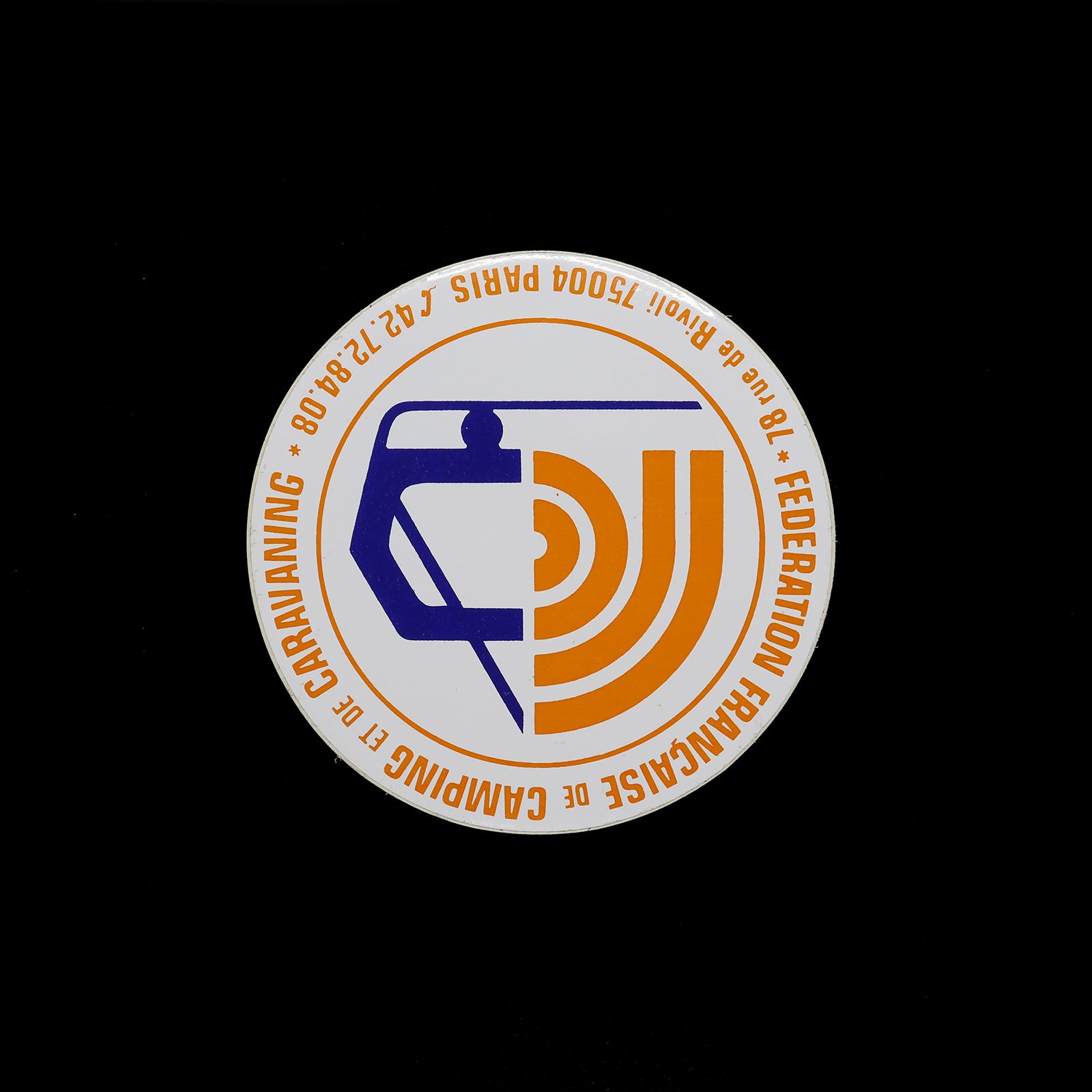 「FEDERATION FRANCAISE」ヴィンテージステッカー ヨーロッパ