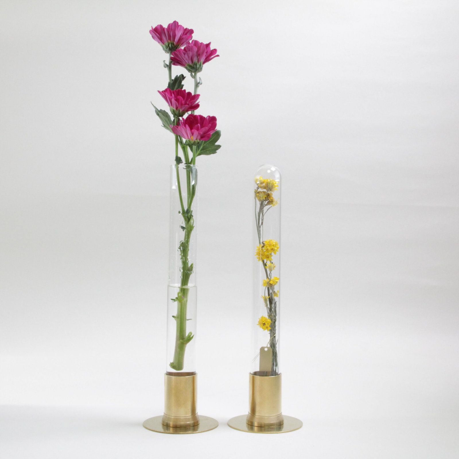「HERBARIUM BRASS GLASS DOME & VASE SOLID」ラベンダー