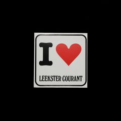 「LEEKSTER COURANT」ヴィンテージステッカー ヨーロッパ