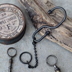 「CAPTAIN HOOK KEY RING」キーリング ブラック