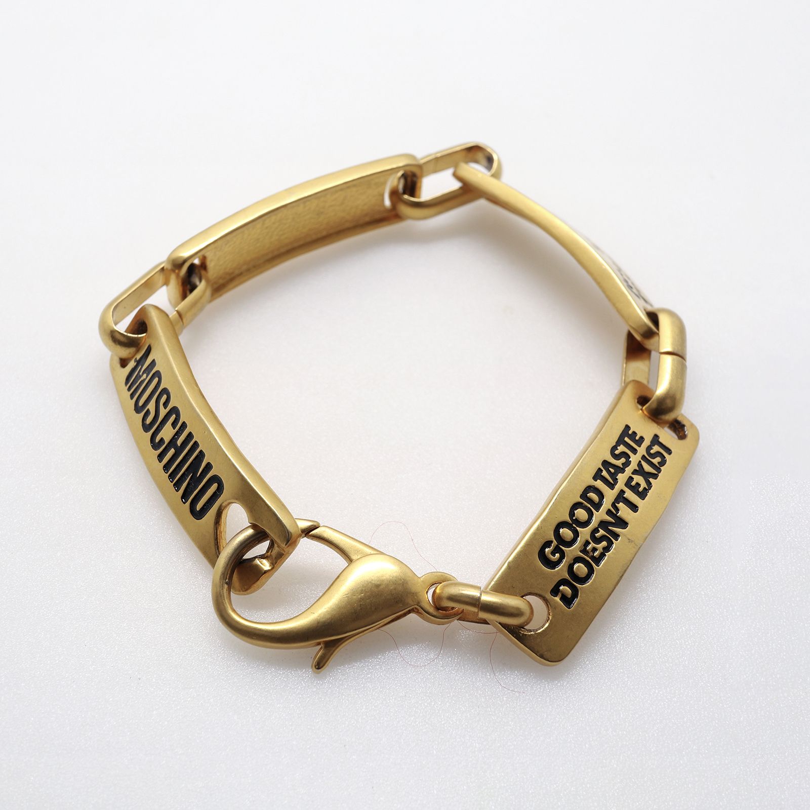 「アイロニーメッセージ」ブレスレット ヨーロッパ MOSCHINO