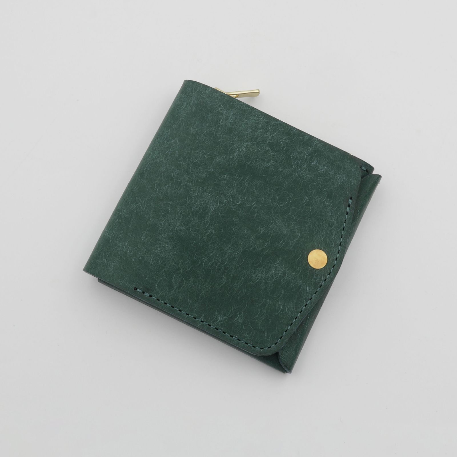 「小さく薄い財布SAKU ver.3 Pueblo プエブロ」ペトロリオ