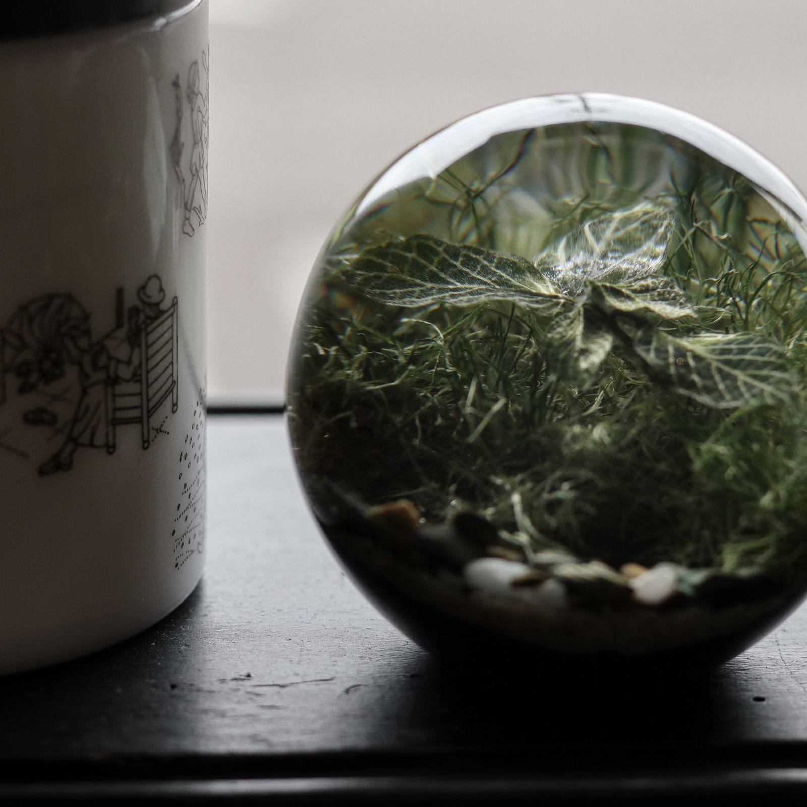 「EVER LEAF BALL」Copper Coin Glass