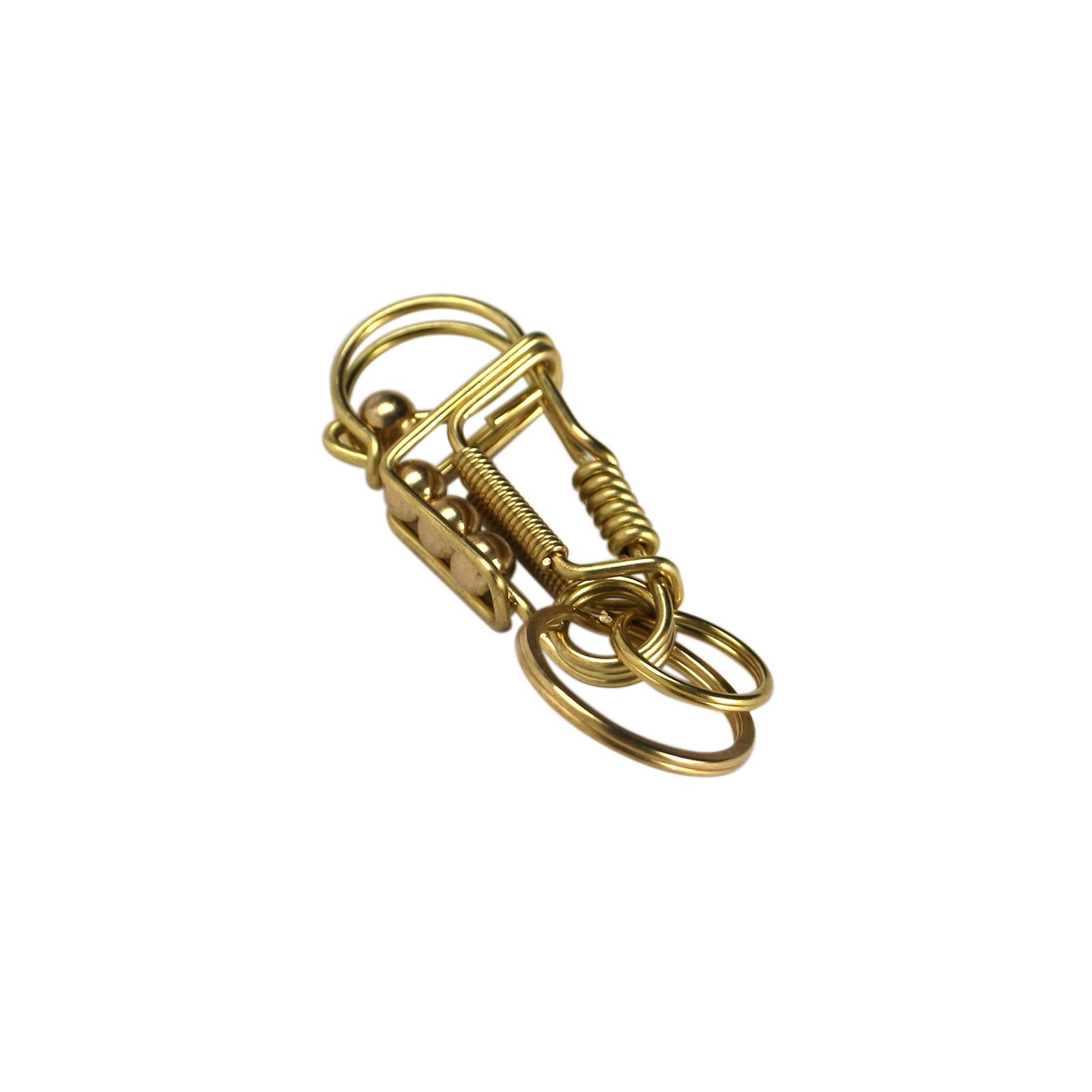 Metal Wire Carabiner ゴールド