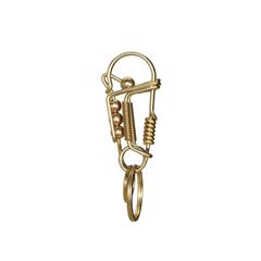 Metal Wire Carabiner ゴールド