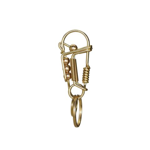 Metal Wire Carabiner ゴールド